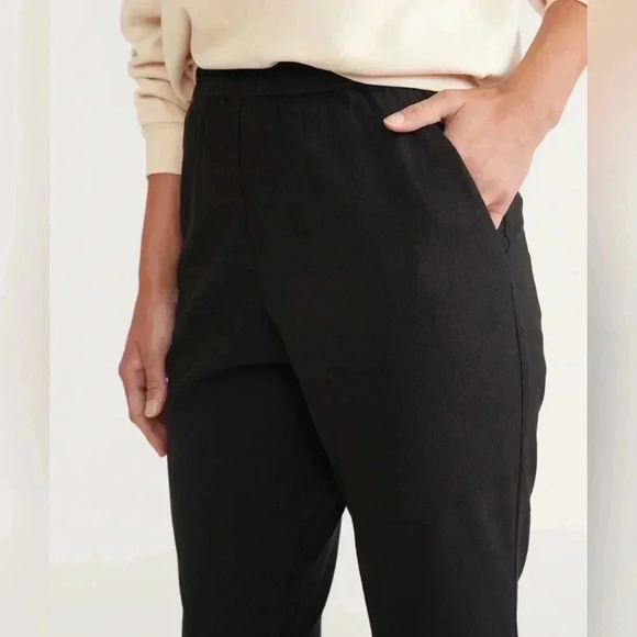 Marine Layer Allison Pants Lightweight in Black Sz XS - Picture 3 of 15